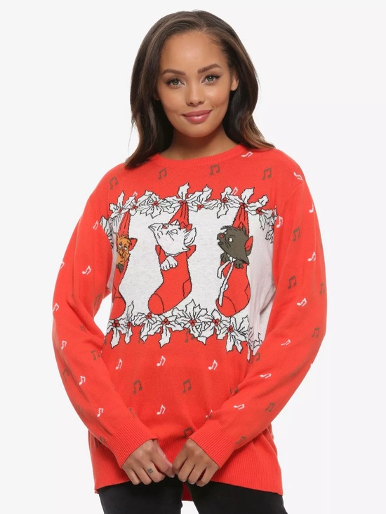 Disney Sweaters - Disney The Aristocats Stockings Ugly Holiday Sweater - Size Unisex XS
